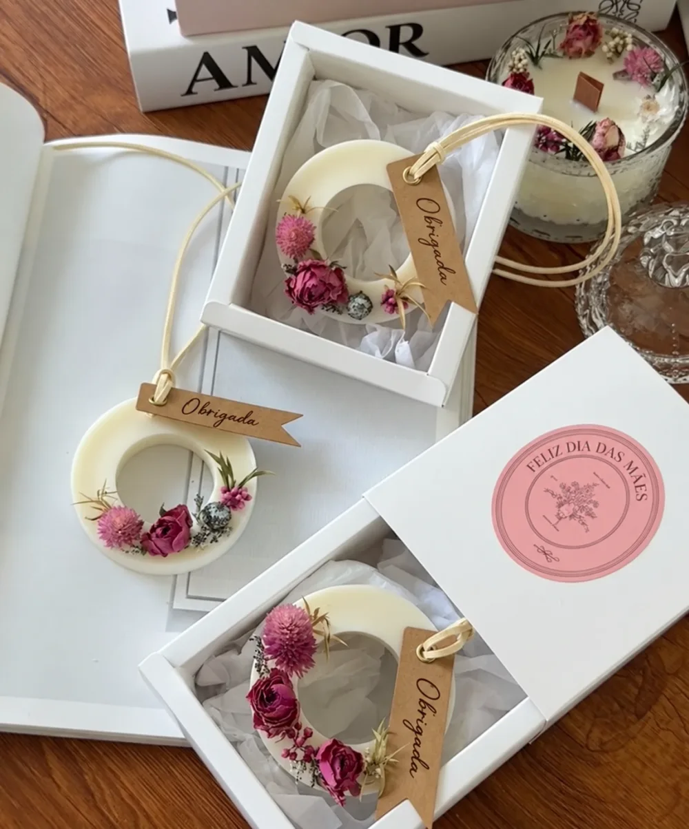 Placas aromáticas embaladas para presente